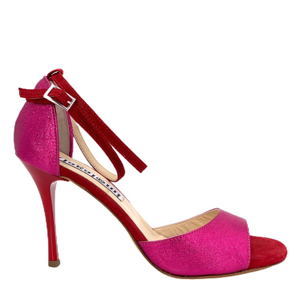 Alagalomi Tango Shoes Beso Fuxia and Red - Alagalomi Tango Shoes ...