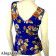 Ambra Blue Flowers print